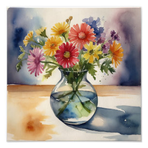 Impression Photo L'été dans un vase
