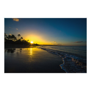 Impression Photo Lever de soleil à Hawaï
