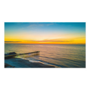 Impression Photo Lever de soleil dans la belle plage de Myrtle, Car