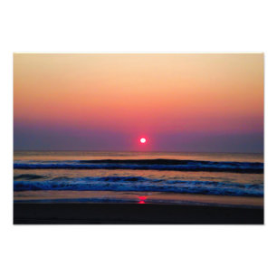 Impression Photo Lever de soleil de plage