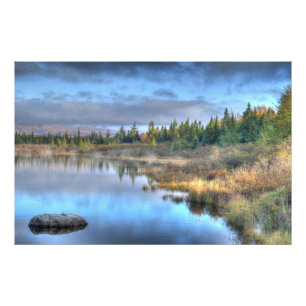 Impression Photo Lever du soleil d'automne au lac Moosehead Maine