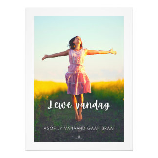 Impression Photo Lewe Vandag Asof Jy Vanaand Gaan Braai