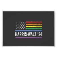 LGBTQ Harris Walz Élection du drapeau américain 20