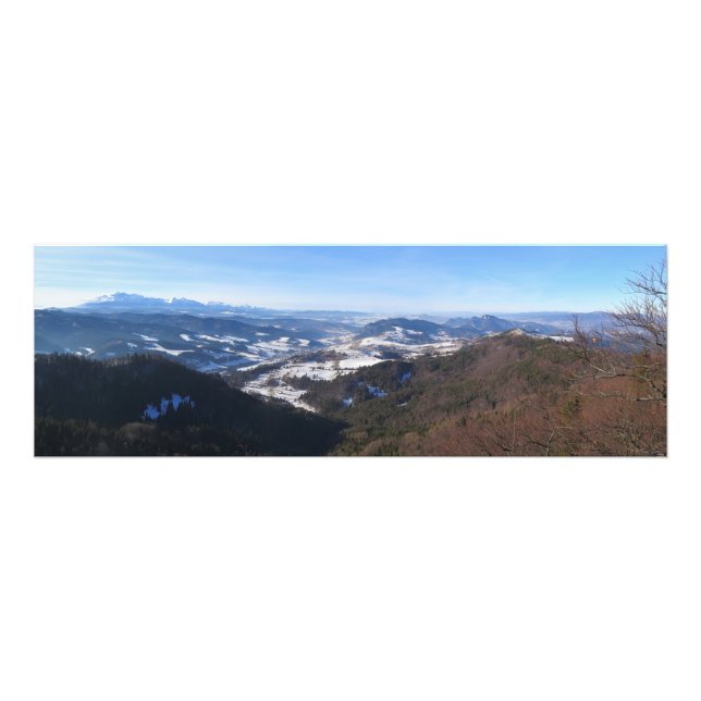 Impression Photo L'hiver à Pieniny (Devant)