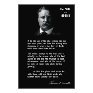 Impression Photo L'HOMME de Roosevelt dans l'ARENA Discours 2