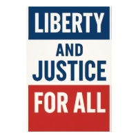 Liberté et Justice Pour Tous – Audacieux Minimalis