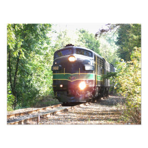 Impression Photo Ligne de chemin de fer FP7 Diesel Locomotive 902 K