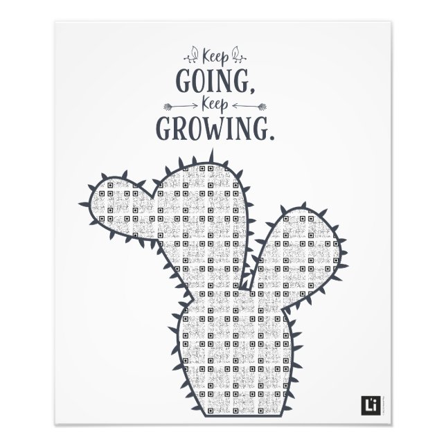 Impression Photo Lil'inspiration #9 - Keep going, keep growing (Devant)
