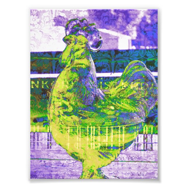 Impression Photo Lime Rooster (Devant)