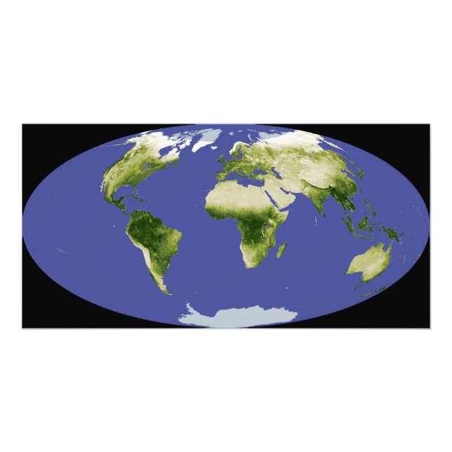 Impression Photo L'Indice de Végétation De Différence Normalisée (Devant)