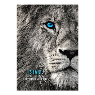 Impression Photo Lion Chase tes rêves