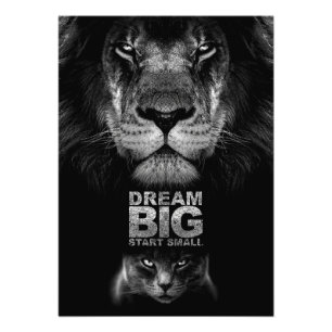 Impression Photo Lion Dream BIG Start Small