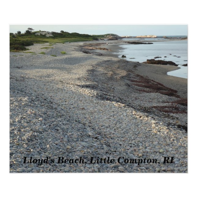 Impression Photo Lloyd's Beach, Little Compton, Rhode Island (Devant)