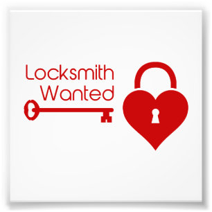 Impression Photo Locksmith Recherché Valentine's Day Heart Lock