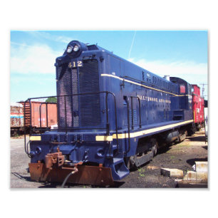 Impression Photo Locomotive 412 de Travaux-B&O de locomotive de