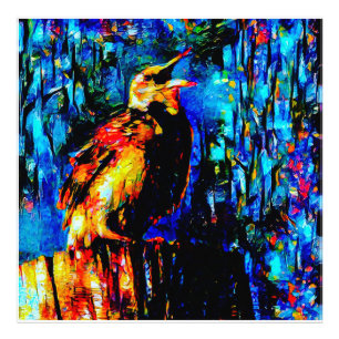 Impression Photo L'oiseau solitaire 2