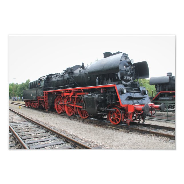 Impression Photo Lok vapeur BR 35 1019 (Devant)