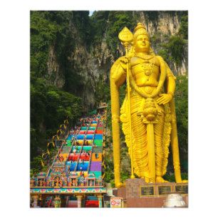 Impression Photo Lord Murugan & escaliers à Batu Caves 2