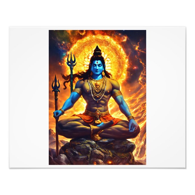 Impression Photo Lord shiva (Devant)