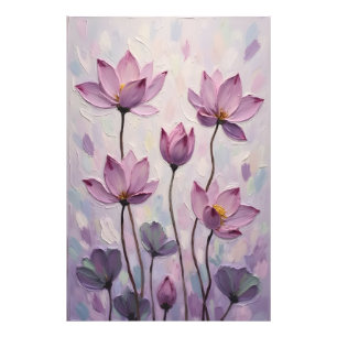Impression Photo Lotus – Peinture à l'Huile