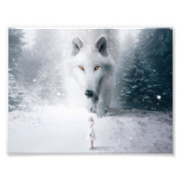 Loup blanc géant
