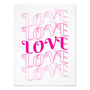 Impression Photo Love Typography