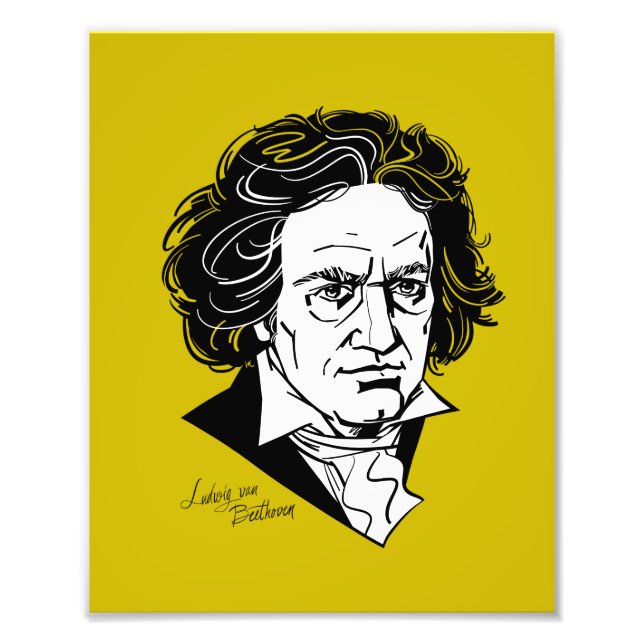 Impression Photo Ludwig van Beethoven (Devant)