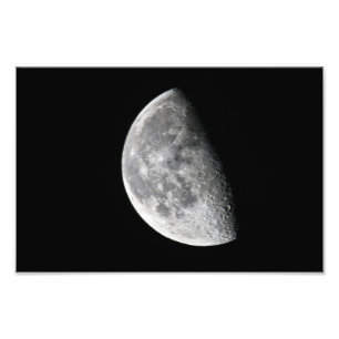 Impression Photo Lune vue de Yorkton SK. Canada