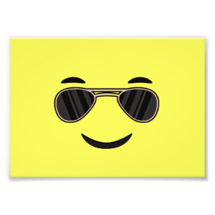 Impression Photo Lunettes de soleil Emoji