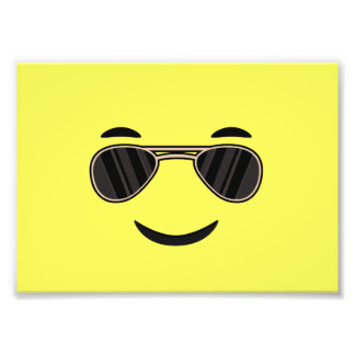 Impression Photo Lunettes de soleil Emoji