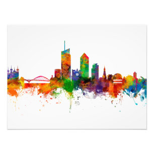 Impression Photo Lyon France Skyline