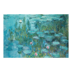 Impression Photo Lys à eau, Peinture à l'huile d'art, Claude Monet
