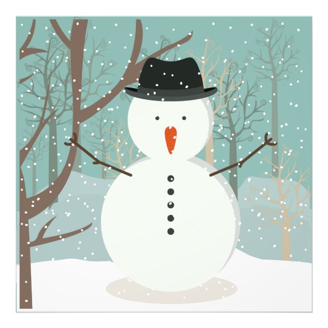 Impression Photo M. Winter Snowman (Devant)
