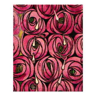Impression Photo Mackintosh - Roses, peinture fine art