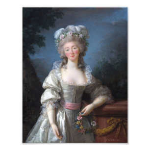 Impression Photo Madame du Barry 1782 par Elisabeth Brun