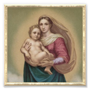 Impression Photo Madonna et son enfant