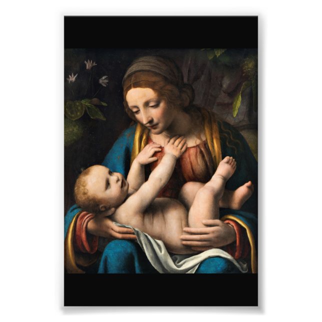 Impression Photo Madonna med Kristusbarnet (Devant)