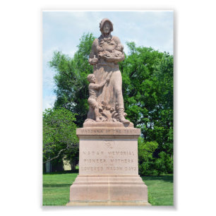 Impression Photo Madonna of the Trail, Council Grove, Kansas