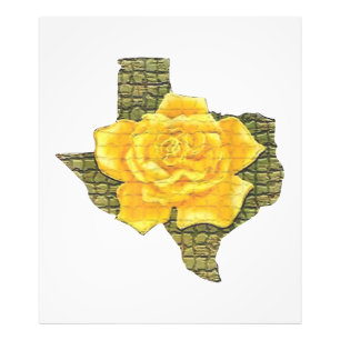 Impression Photo Magnifique fleur à motif rose jaune du Texas 