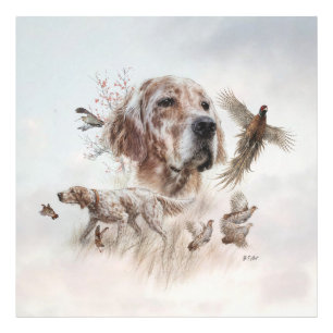 Impression Photo Magnifique Setter , Art