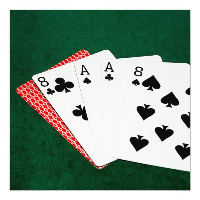 Impression Photo Mains de Poker - Main du Mort (Devant)