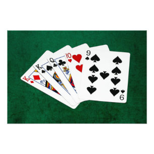 Impression Photo Mains de poker - Une paire - King