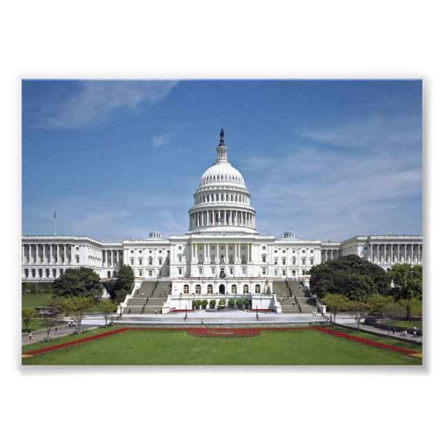 Impression Photo Maison Blanche US Capitol Building Washington DC (Devant)