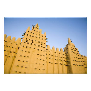 Impression Photo Mali, Djenne. Grande Mosquée