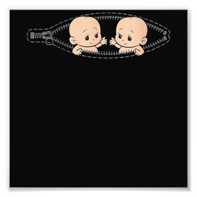 Impression Photo Maman De Twin Grossesse Twins Maman Enceinte Avec  (Devant)