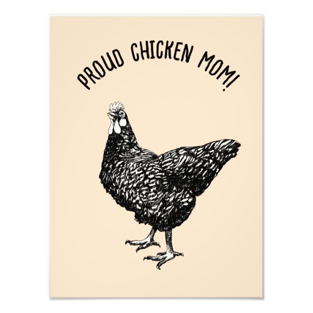Impression Photo Maman poule ! (Devant)