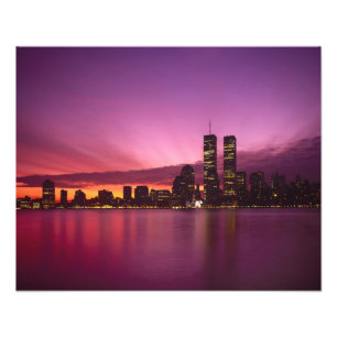 Impression Photo Manhattan Skyline et Hudson River, New York, 2