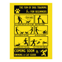 Manuel d'instruction de chien amusant