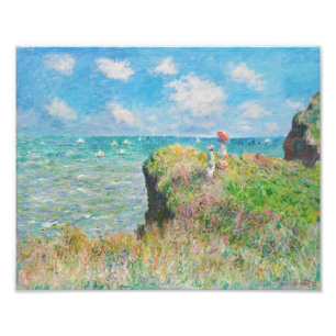 Impression Photo Marche Monet Cliff à Pourville