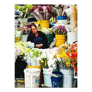 Impression Photo Marché Paloquemao Bogotá